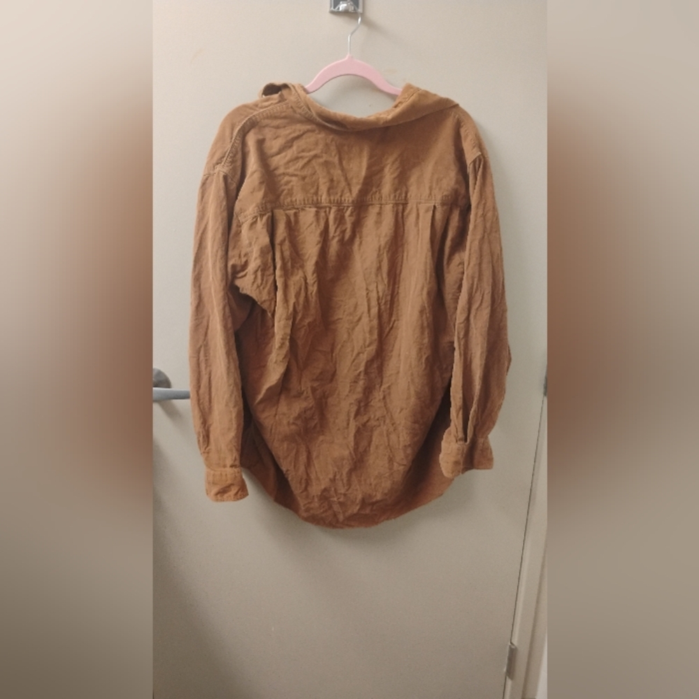 Woolrich Mens Corduroy Button Down Shirt Sz L 100% Cotton - Picture 4 of 8
